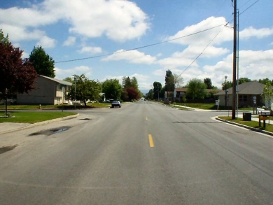 Accident Scene Photo Looking East