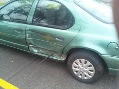 Smashed up