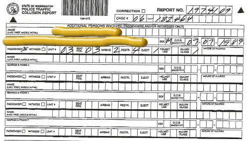 Police Overlay Sheet